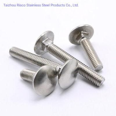 DIN603 GB512 ASTM Stainless Steel 304/316 High Quality Fastener Carriage Bolt