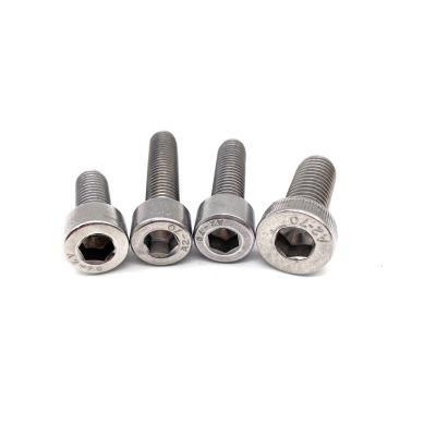 304 316 Stainless Steel Hexagon Socket Bolt with DIN 912 Standard