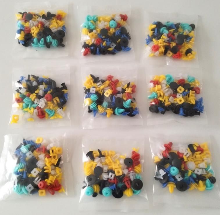 500PCS Auto Nylon Plastic Push Set Roof Door Trim Panel Mat Fender Bumper Car Clip Fasteners Kit