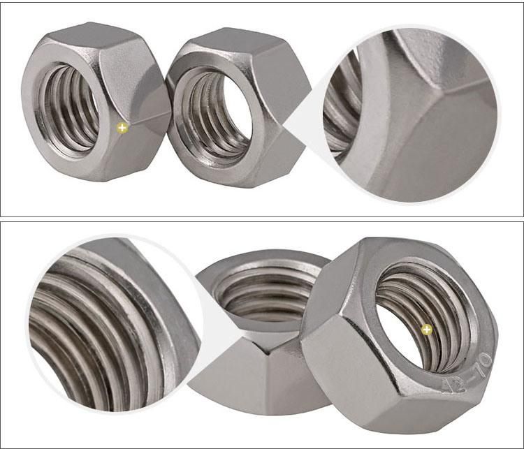 A2-70 Hex Nut Flange Nut A2-80 Heavy Hex Cap Nut