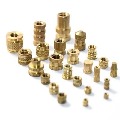 China Wholesale Manufacturer Brass M3 M6 M8 Knurled Nut Threaded Insert Nut Round Knurled Brass Nut