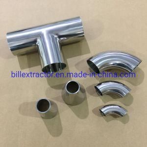 Stainless Steel 1/2 to 12inch Sanitary Pipe Fitting Tee