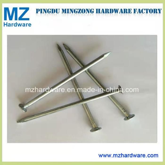Flat Head Nail Polished Common Nail Round Wire Galvanized Common Iron Nail