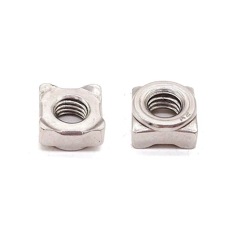 DIN928 Stainless Steel Square Weld Nut M6-M24 in Stock