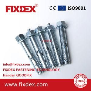 DIN933 Hex Bolt with Sleeve Anchor with Nut and DIN125 Washers High Quality Carbon Steel