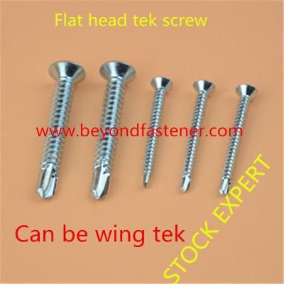 Countersunk Head Self Drilling Screw/ Wing Tek Screw in Stock/Screw Stock