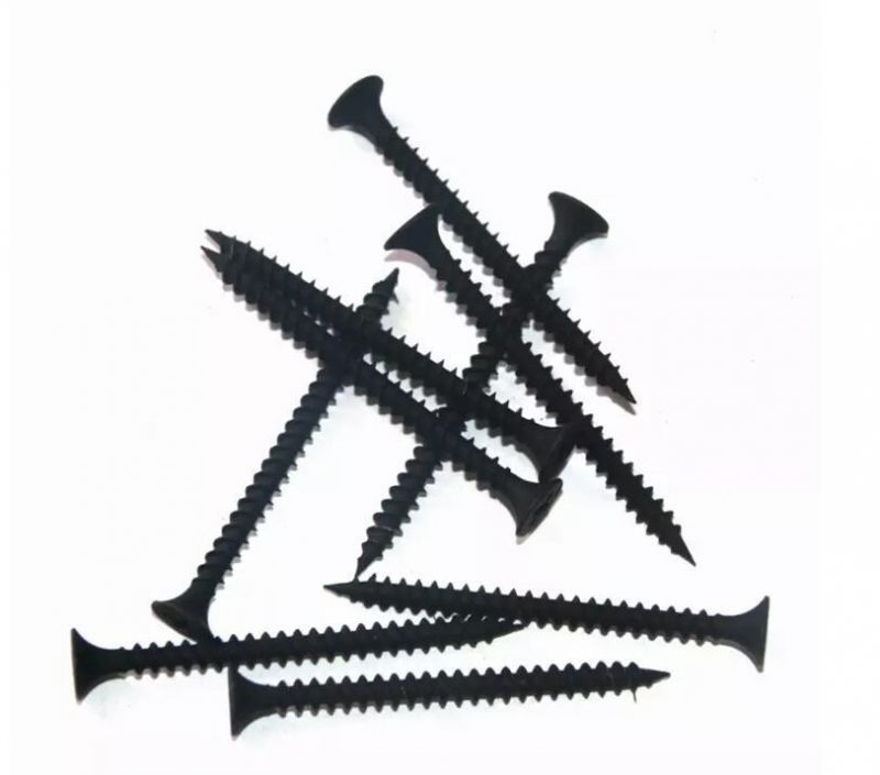 China Manufacture Fine Thread Black Phosphated Drywall Screw