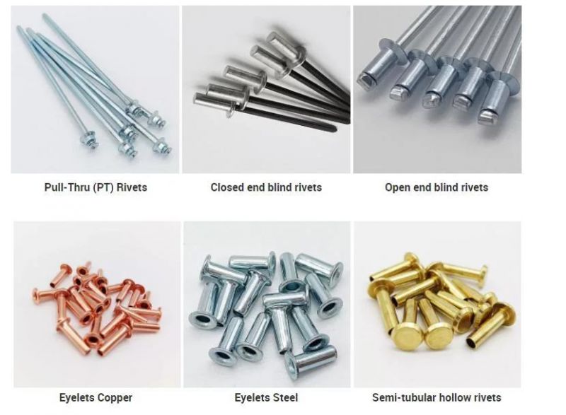 Custom Sealed Aluminum Blind Rivet Closed End Type Blind Rivets