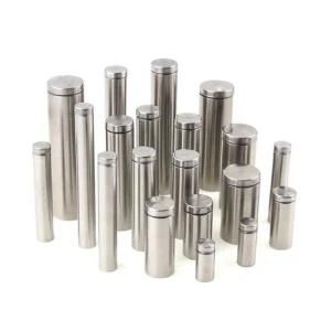 Hardware Threaded Wall Standoff Screws Glass Hollow Stainless Steel Spacers