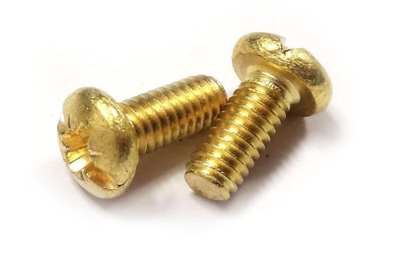 Customized Brass M2 M3 M4 M5 M6 M8 Pan Head Pozi Drive Machine Screws