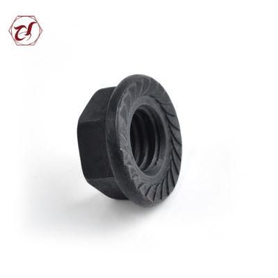 Carbon Steel DIN6923 Hexagon Flange Nuts with Anti-Skid Teeth