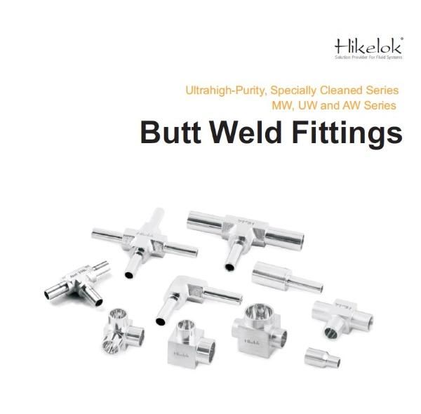 Hikelok Stainless Steel 316 304 Ultrahigh Purity Mini Butt Weld Fitting