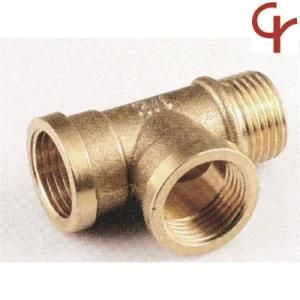 Brass Male Inner/Outer Wire Conversion Tee Connectors