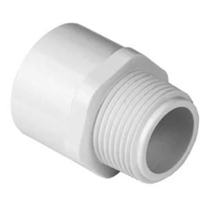 China Factory Injected Mould Custom PVC Pipes Fittings PVC Tee Elbow NPT Thread Male