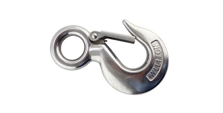Hot Sale Stainless Steel U. S Eye Hooks with Safety Latch for Riggings