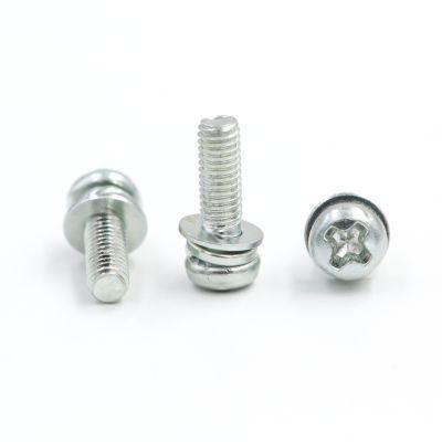 Pan Head Carbon Steel Combination Screw with Washer