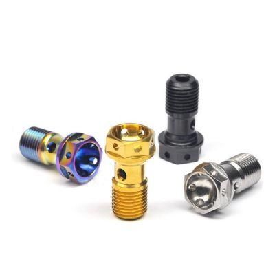 Automotive Fasteners Brake Hose Double and Single Hollow Banjo Screw Oil Banjo Bolt with Hole