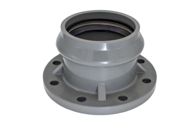 PVC Pipe Faucet Flange 400mm for Water Supply Plastic Casing Irrigation High Pressure Pipes for Hot& Cold Water Supply