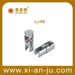 New Style Zinc Alloy Chromed Glass Support Fitting (LJ-04)