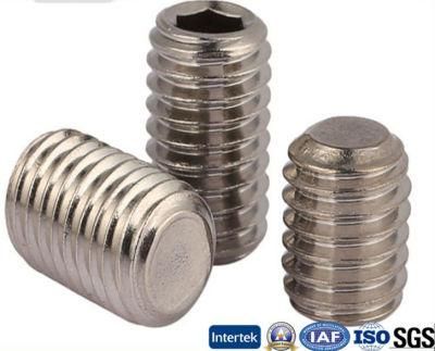 DIN 913 Hexagon Socket Set Screws with Flat Point