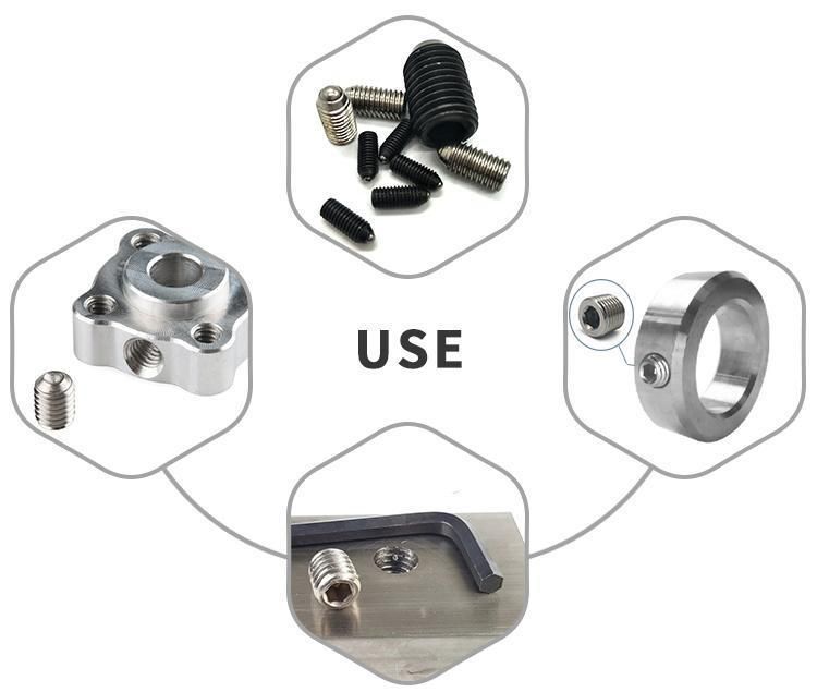 Grade4.8/8.8/10.9/12.9 DIN 913/DIN 914/DIN 915/DIN 916 Black Oxide Flat End Hexagon Socket Set Screw