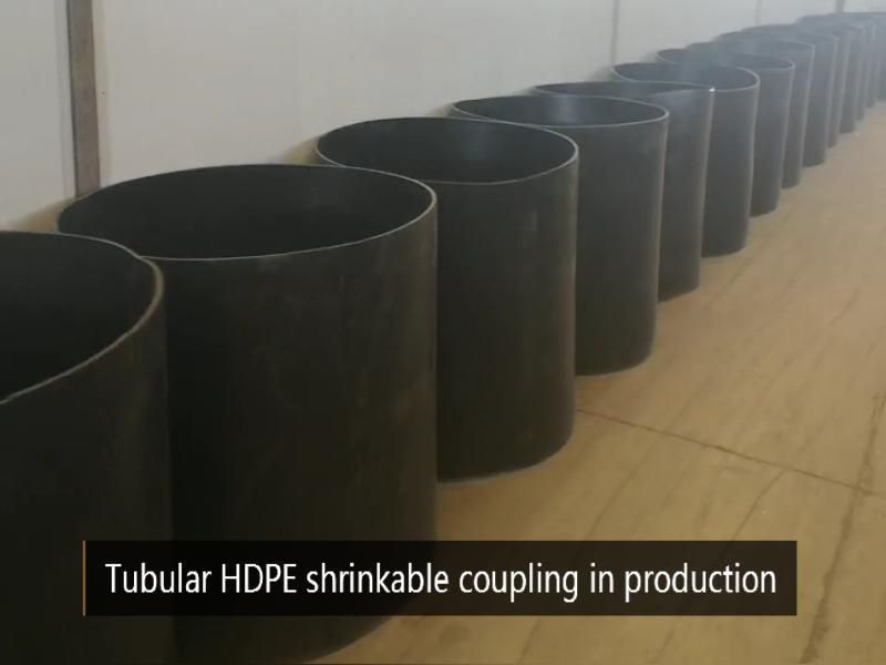 HDPE Pre-Insulated Steel Pipe Field Joint Heat Shrink Shrinkable Heat-Shrinkale Coupler