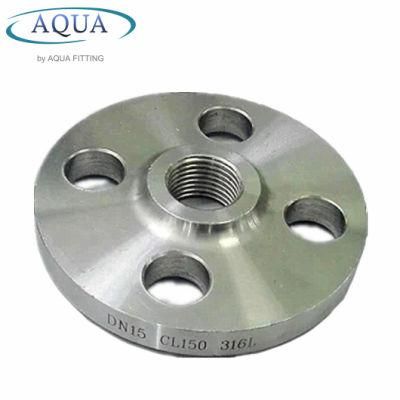 ANSI/ASME B16.5 Stainless Steel Threaded Flange Pipe Fitting