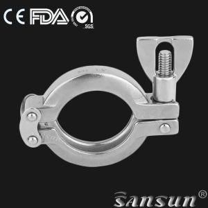 13sf High Quality Sanitary Double Pin Tri Clamp Stainless Steel Fitting