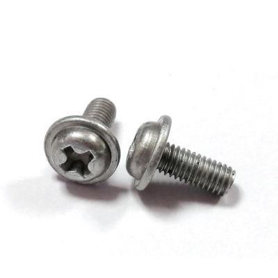 M3 7mm Pan Washer Head Cross Recessed Machine Screw Aluminum