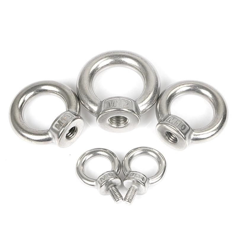 Stainless Steel 304 SS316 DIN582 Forged Lifing Galvanized Oval Eye Nut