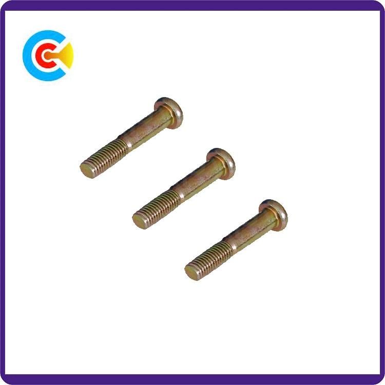 GB/DIN/JIS/ANSI Carbon-Steel/Stainless-Steel Plum Flat Head Inch Self-Tapping Screws for Bridge