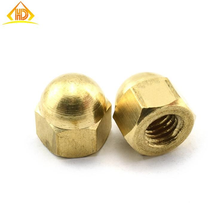 Custom Brass Insert Hexagon Cap Nut