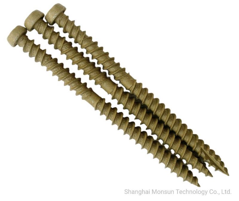 Square/Torx Drive Reverse Thread Regular Wood Point Type Composite Deck Screw