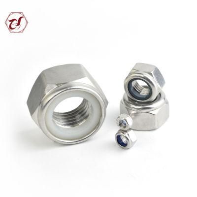 ANSI DIN985 304 Stainless Steel Lock Nut Nylon Insert Nut