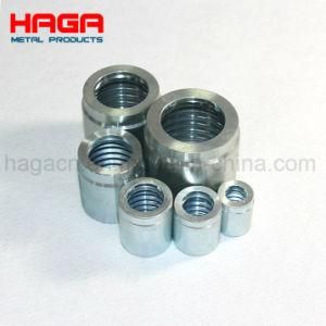 Carbon Steel Zinc Plated Hydraulic Ferrule for 4 Spiral Hose