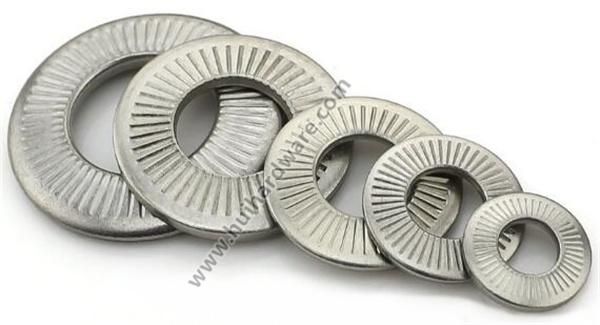 SUS304 Serrated Tooth Knurling Conical Spring Washer