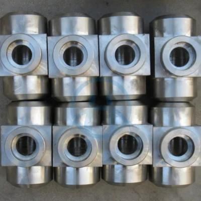 Forged Stainless/Carbon Steel NPT Threaded/Socket Weld (SW) Pipe Fittings