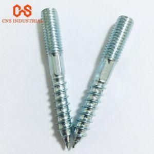 Carbon Steel Machine Thread Wood Thread Zinc Plated Stud Bolts Hanger Bolts