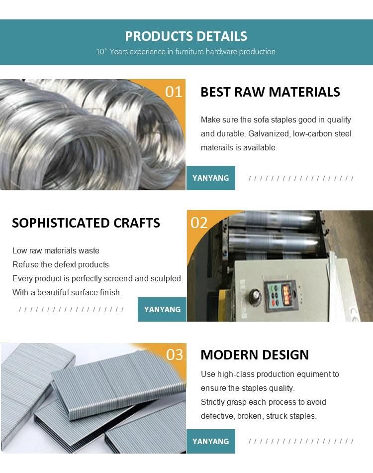 Hardware Staples Nails Good Quality Competitive Price 1013j Staples