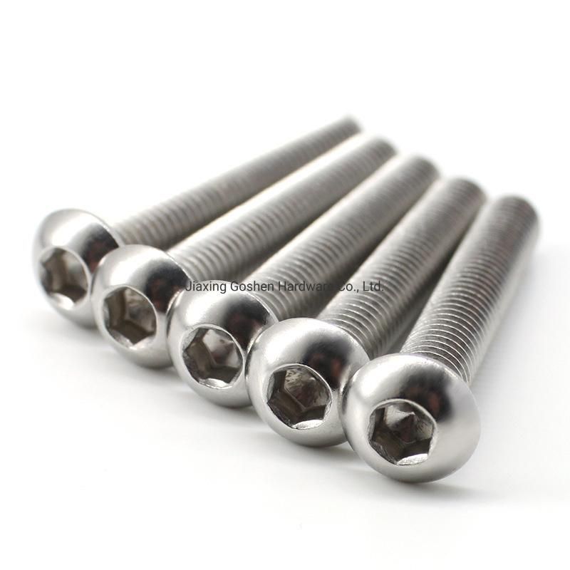 ISO 7380 Stainless Steel Hex Socket Pan Button Head Machine Screws