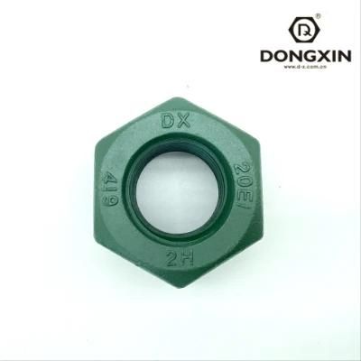 Tight Fitting Strength Durable Customized High Structural Nut/Hex Nut/Heavy Nut/2h Nut