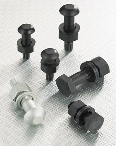 ASTM F1852 Type 1 A325tc Tension Control Bolt with Hex Nut and Flat Washer Black 3/4"-10unc- * 2-3/4"