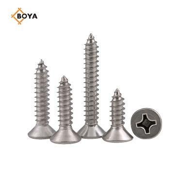 Stainless Steel M2-M6 Nickel Finish Phillips Drive Pan Head Self-Tapping Screw