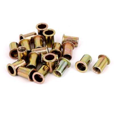 High Quality Carbon Steel Zinc Plated Rivet Nut 12mm Reduced Head Half Hex Body Rivet Nut M5