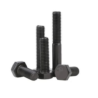 China Wholesale Fastener Hardware Black Heavy Hex Bolt ASTM A325 Steel Structural Bolt ASTM A325 Bolts