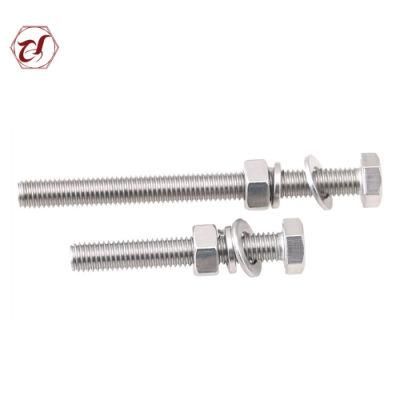 DIN933 Flat Head Screw 304 Stainless Steel Bolt