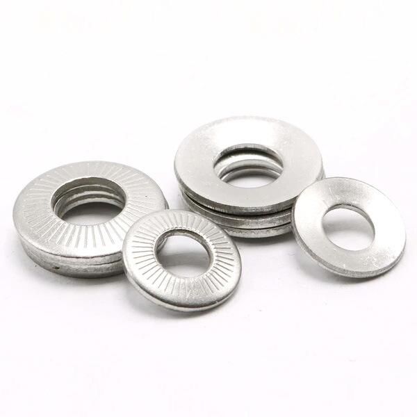 Stainless Steel Serrated Tooth Knurling Conical Spring Washers