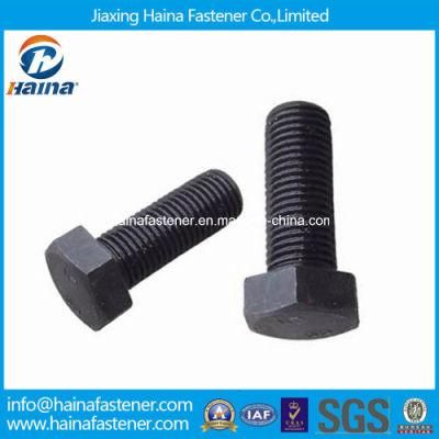 DIN933 Gr8.8 Gr10.9 Carbon Steel Black Hex Bolt