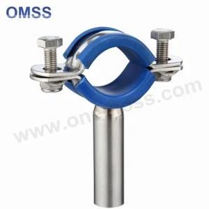 China Stainless Steel Hygienic Grade Pipe Holder with Rubber