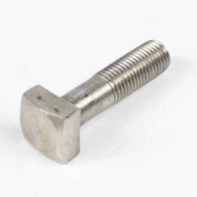 Steel Stainless Steel Square Thread M6 4 Bolt Flat T Square Head Bolt